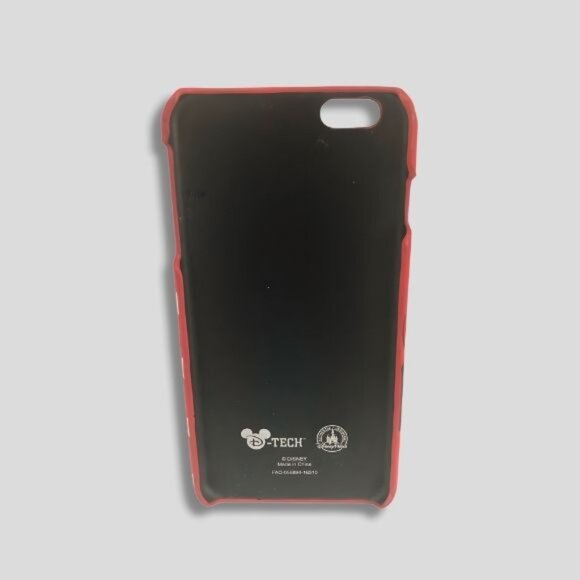 Disney iPhone 6 Plus Minnie Mouse Phone Case D-Tech Snap-On Red/White One Size - Picture 3 of 4